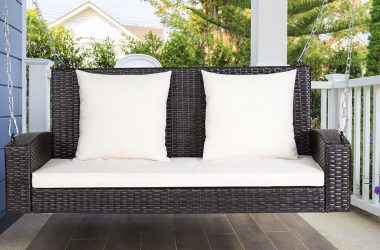 2-Person Patio Rattan Hanging Porch Swing Just $109.99 (Reg. $259)!